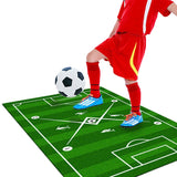 Silent Non-Slip Soccer Training Mat for All Levels