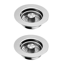 Load image into Gallery viewer, Upgraded 3-in-1 Kitchen Sink Drain Strainer