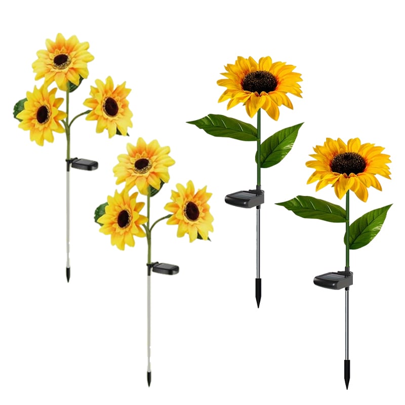 Solar Sunflower Lights