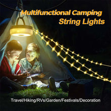 Load image into Gallery viewer, Camping String Lights—Dual Mode: Warm &amp; Color Light