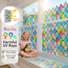 Load image into Gallery viewer, Holographic PVC Window Privacy Film