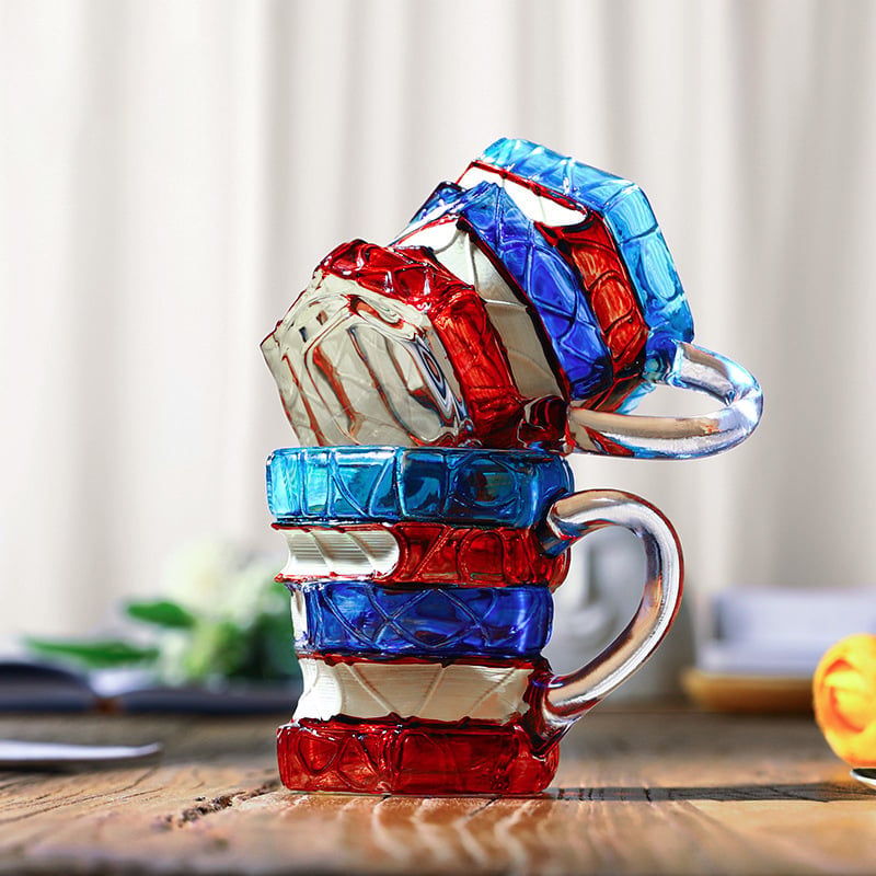 Hand-painted Book Coffee Cup