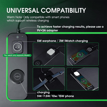 Load image into Gallery viewer, Sakerplus Wireless RGB Charging Mouse Pad