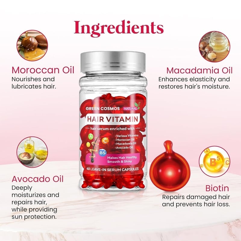 Glow Capsules Leave-In Hair Treatment