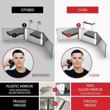 Load image into Gallery viewer, Expandable Hanging Foldable Three-Way Mirror