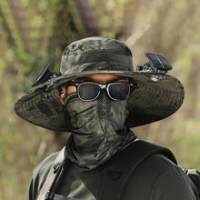 Load image into Gallery viewer, Solar Fan Outdoor Fishing Hat