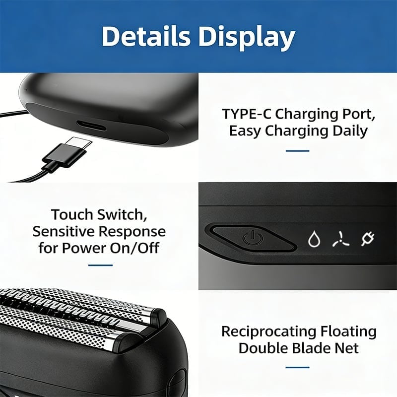 Reciprocating Electric Shaver