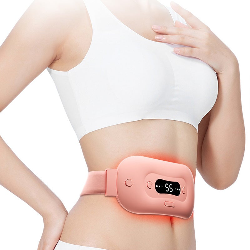 【Extra 50% OFF】Women Menstruation Vibration Belly Massage Hot Compress
