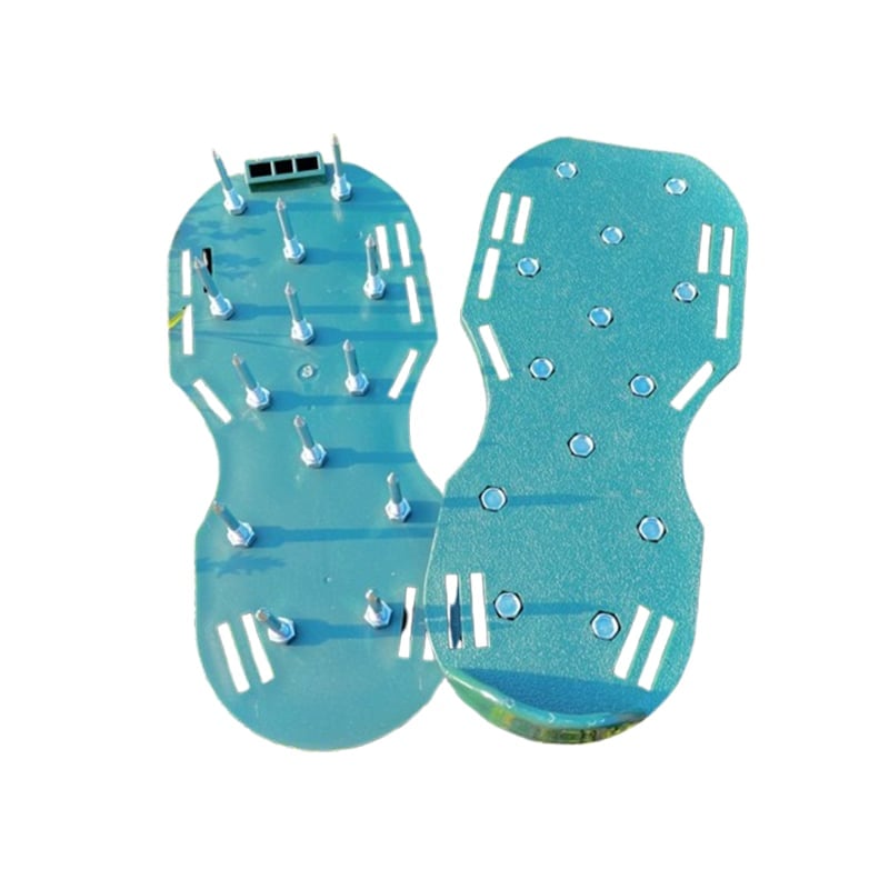 Adjustable Lawn Aerator Shoes with Heavy-Duty Spikes for Easy Turf Aeration