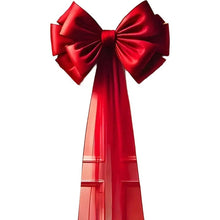 Load image into Gallery viewer, Christmas Door Bow Ribbon Decoration