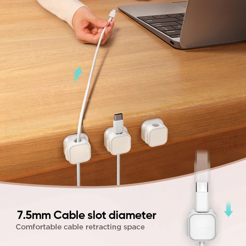 6 Pack Magnetic Cord Organizer Holder