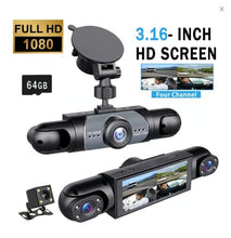 Load image into Gallery viewer, Sakerplus 4 Channel FHD Dash Cam