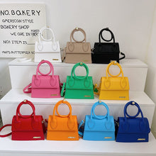 Load image into Gallery viewer, Solid Color Flap Square Bag