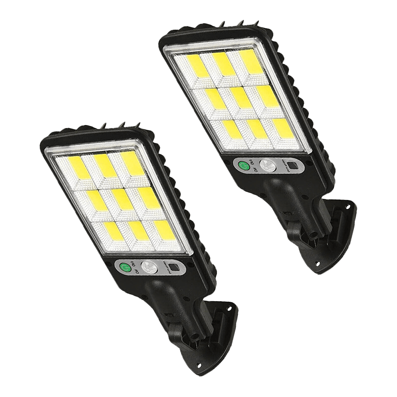Sakerplus Solar Street Lights Outdoor Security Set