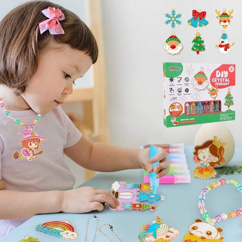 Sakerplus DIY Crystal Paint Arts and Crafts Set