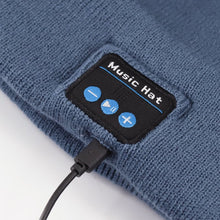Load image into Gallery viewer, Bluetooth Beanie with LED Light &amp; Removable Speakers