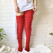 Load image into Gallery viewer, Winter Soft Warm Over Knee Extra Long Knitted Socks