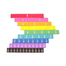 Load image into Gallery viewer, Math Teaching Fraction Strips