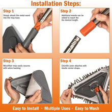Load image into Gallery viewer, Sakerplus Long-handled wall cleaning mop