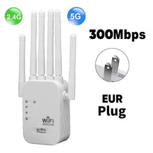 Load image into Gallery viewer, Upgraded 6-Antenna WiFi Extender 1200Mbps