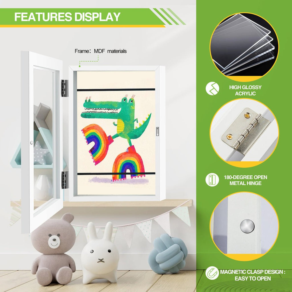 Front-Opening Changeable Picture Wooden Framed