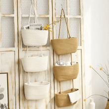 Load image into Gallery viewer, Decorative 3-Tier Hanging Organizer Bag