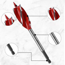 Load image into Gallery viewer, Extended woodworking four-edge drill