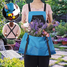 Load image into Gallery viewer, Deep Pocket Gardening Apron With Deep Kangaroo Release Pockets