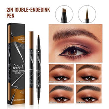 Load image into Gallery viewer, 2-In-1 Waterproof Long-Lasting Eyebrow Pen