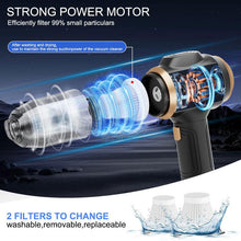 Load image into Gallery viewer, Handheld Cordless Car Vacuum Cleaner