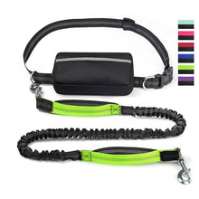 Load image into Gallery viewer, Hands Free Dog Leash With Zipper Pouch