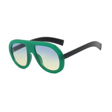 Load image into Gallery viewer, Women's Ombre Oval Tinted Sunglasses