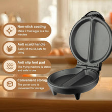 Load image into Gallery viewer, Dual-Zone Electric Omelette Maker