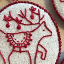 Load image into Gallery viewer, Hand Embroidery Christmas Ornaments Kit