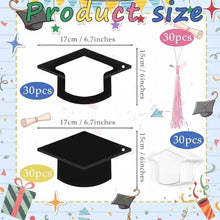Load image into Gallery viewer, Graduation Cap Candy Card Set