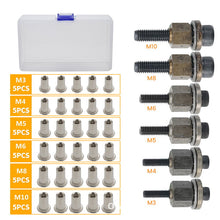 Load image into Gallery viewer, Flat Head Threaded Insert Rivet Nut Set