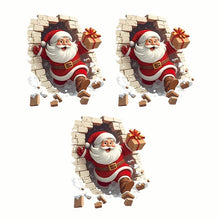 Load image into Gallery viewer, Santa Claus Wall Sticker Set