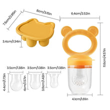 Load image into Gallery viewer, Baby Food Fruit Feeder &amp; Breastmilk Popsicle Mold Set