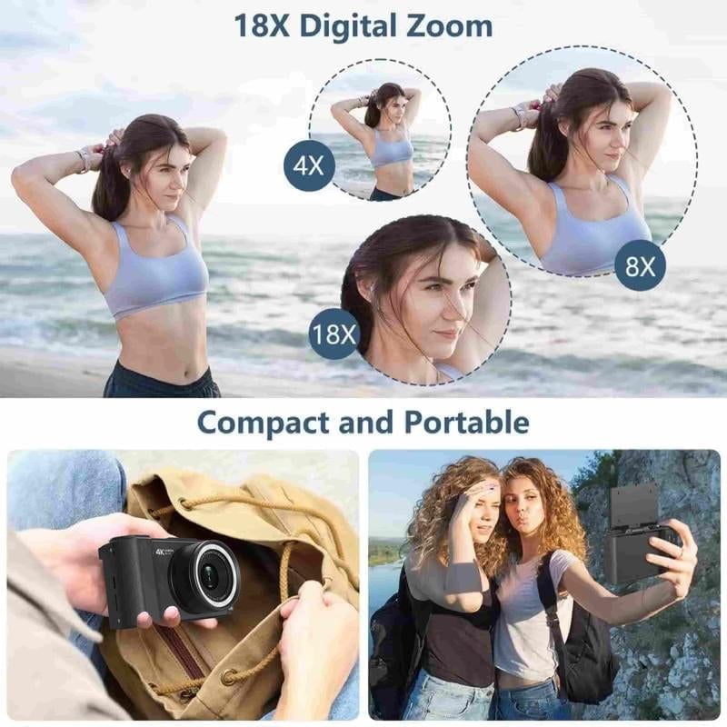 Aless™ 4K Digital Camera for Photography