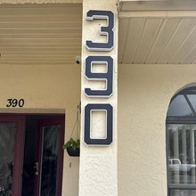 Load image into Gallery viewer, Solar-Powered Outdoor House Number Light