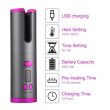 Load image into Gallery viewer, ⭐Wireless Auto Rotation Curling Iron