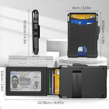 Load image into Gallery viewer, Men's Business Style Pu Leather Card Slots for AirTag