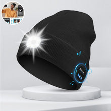 Load image into Gallery viewer, LED Light Bluetooth Warm Hat