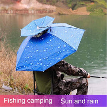 Load image into Gallery viewer, Outdoor Double Layer Umbrella Hat