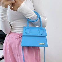 Load image into Gallery viewer, Solid Color Flap Square Bag