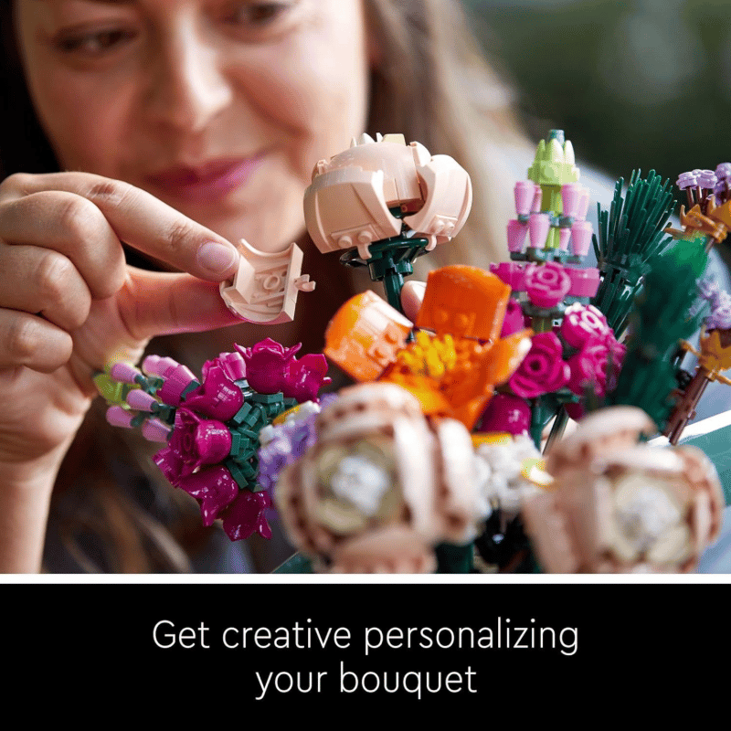 3D preserved flower assembly toy