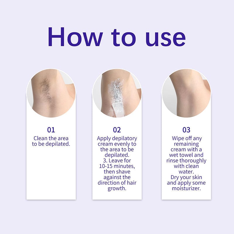 Gentle Hair Removal Cream for Sensitive Skin