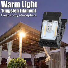 Load image into Gallery viewer, USB &amp; Solar Powered Motion Sensor Clip Lights