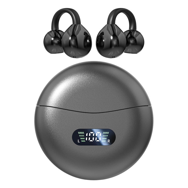 AI Translation Open Ear Clip Bluetooth Headphone