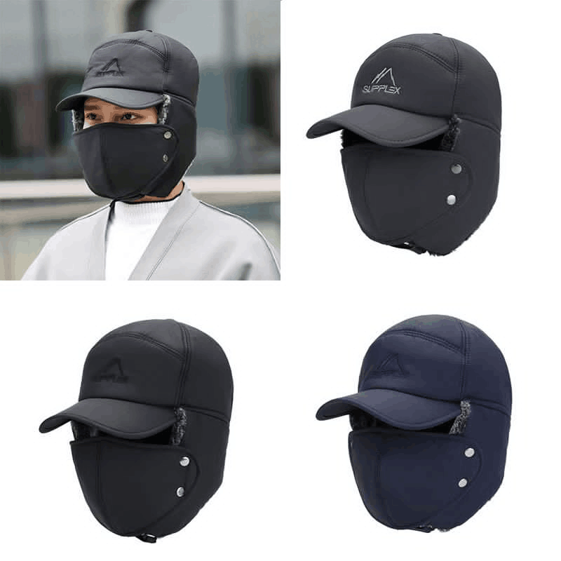 Sakerplus® Unisex windproof & warm & ear protection & face protection hat
